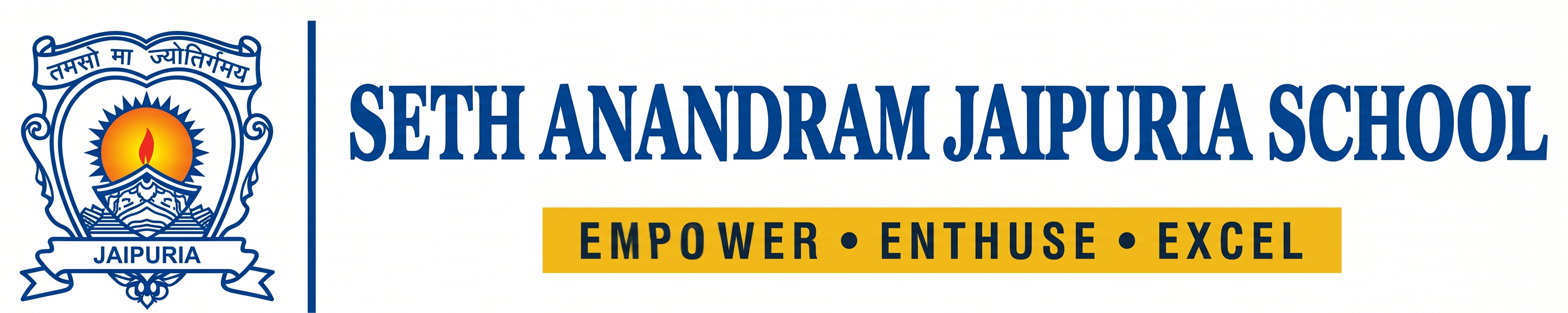 Seth Anandram Jaipuria School Logo